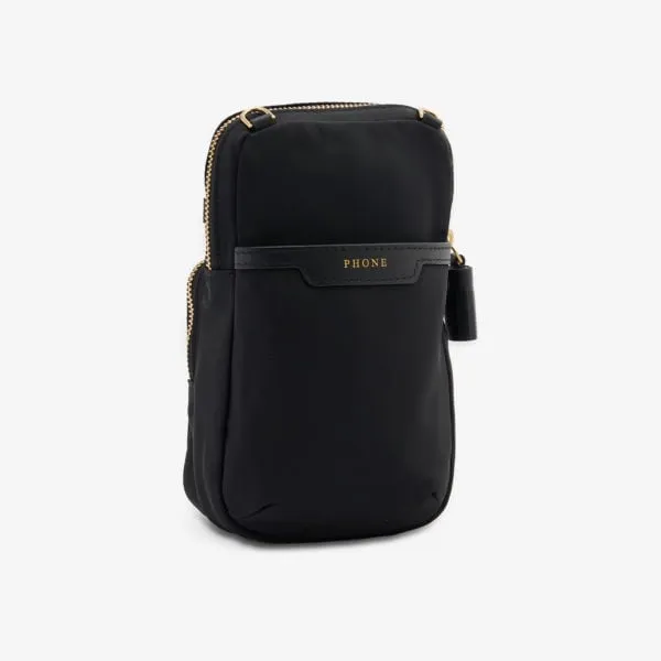 Anya Hindmarch Recycled Nylon Essentials Shoulder Bag, Black