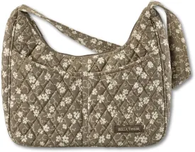 Bella Taylor Blakely - Hobo Shoulder Bag for Women - Lightweight Quilted Fabric Purse with Pockets