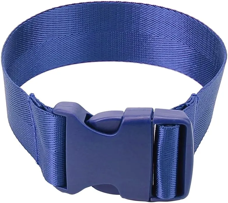 Belt Bag with Extender Strap 65'', Plus Size Fanny Pack Crossbody Bags for Women Men, Mini Everywhere Belt Bag, Fashion Small Waist Pouch (Royal blue   strap)