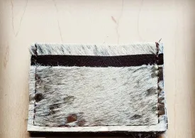 Cowhide Wallet Gold Metallic