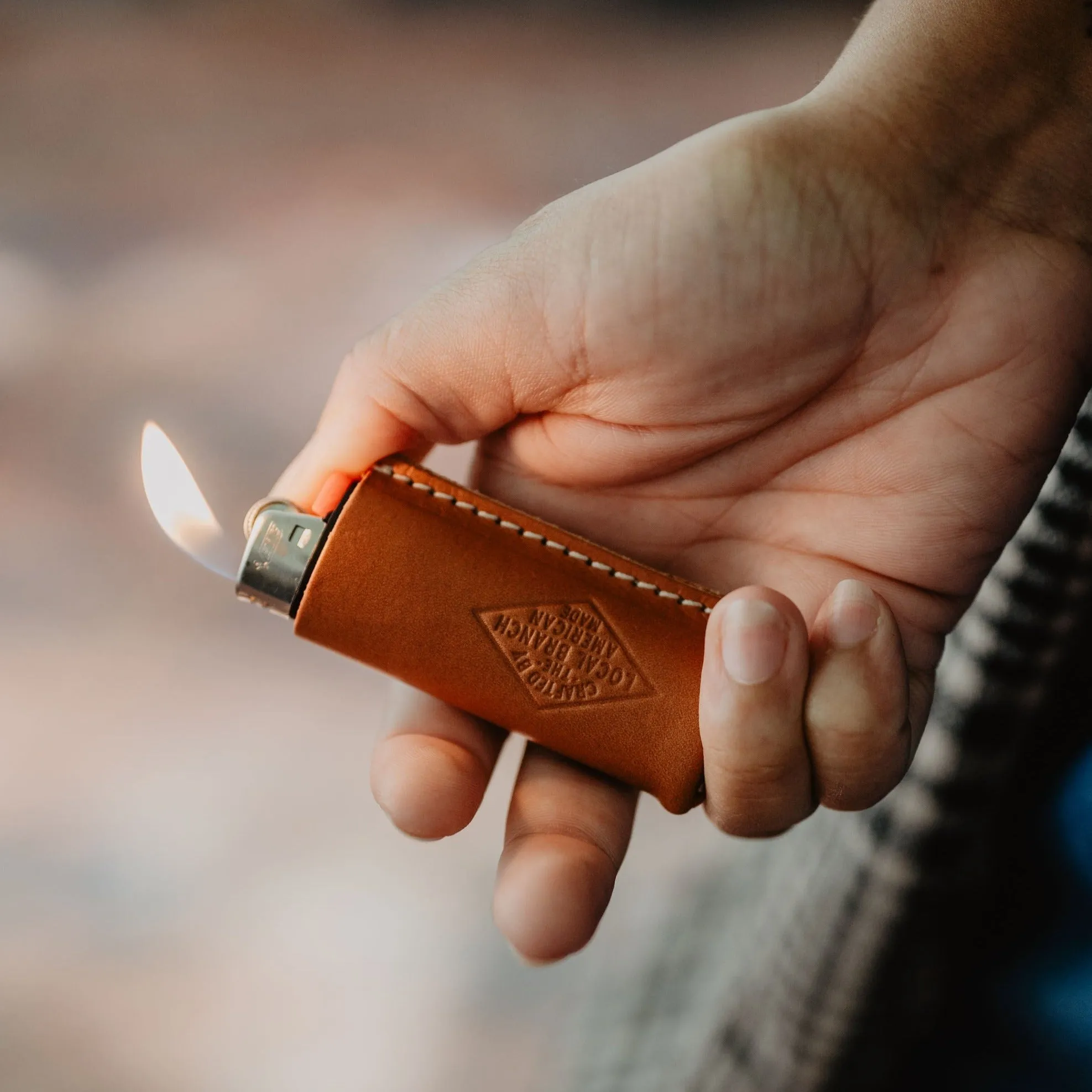 Custom Leather Lighters