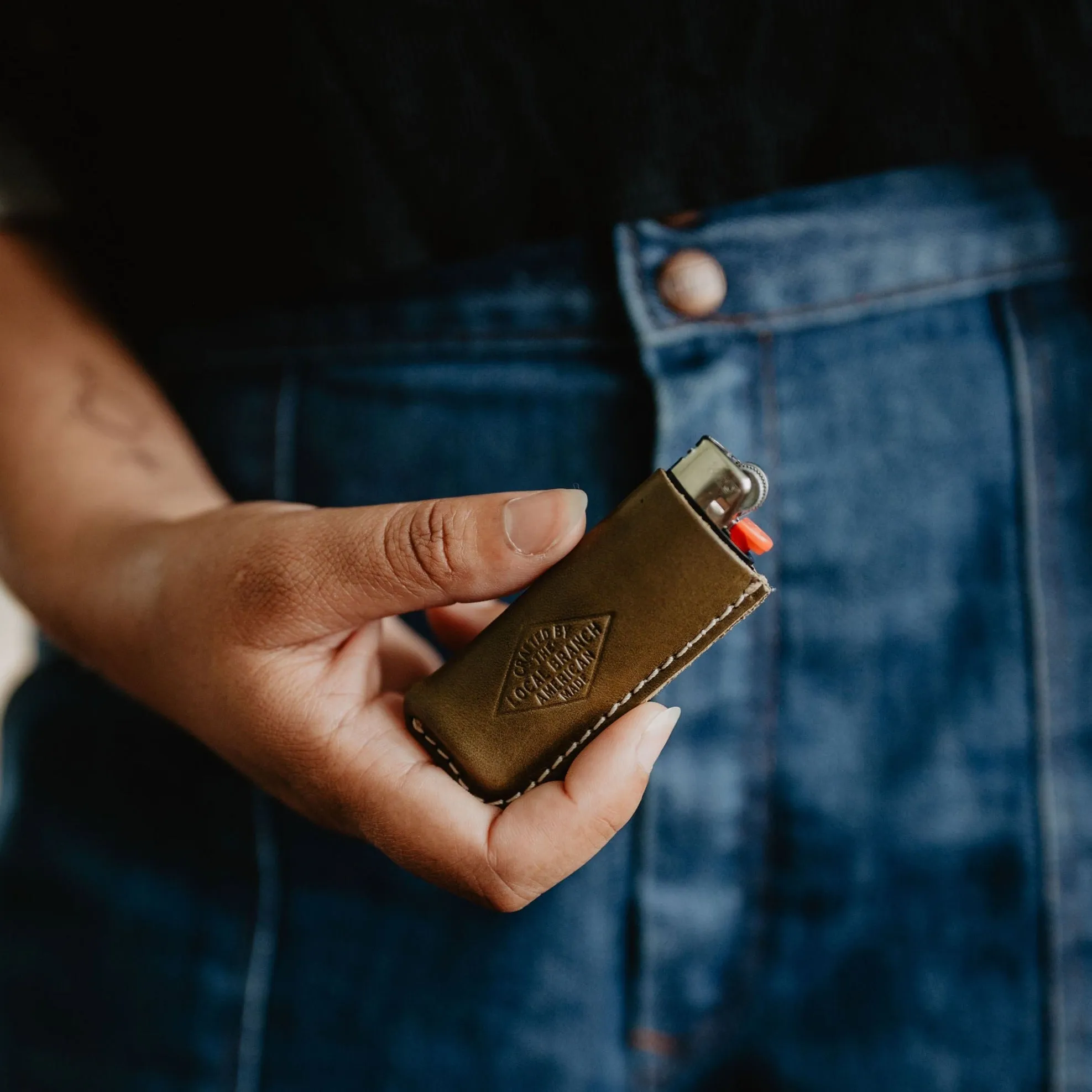 Custom Leather Lighters