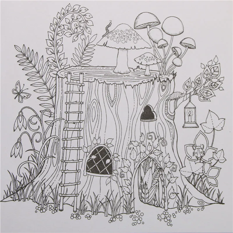 Enchanted Forest Coloring Book