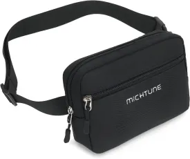 Everywhere Belt Bag,Nylon Cross Body Fanny Pack for Women Men,Waterproof Fashion Waist Packs,Crossbody Bags with Adjustable Strap (Black)