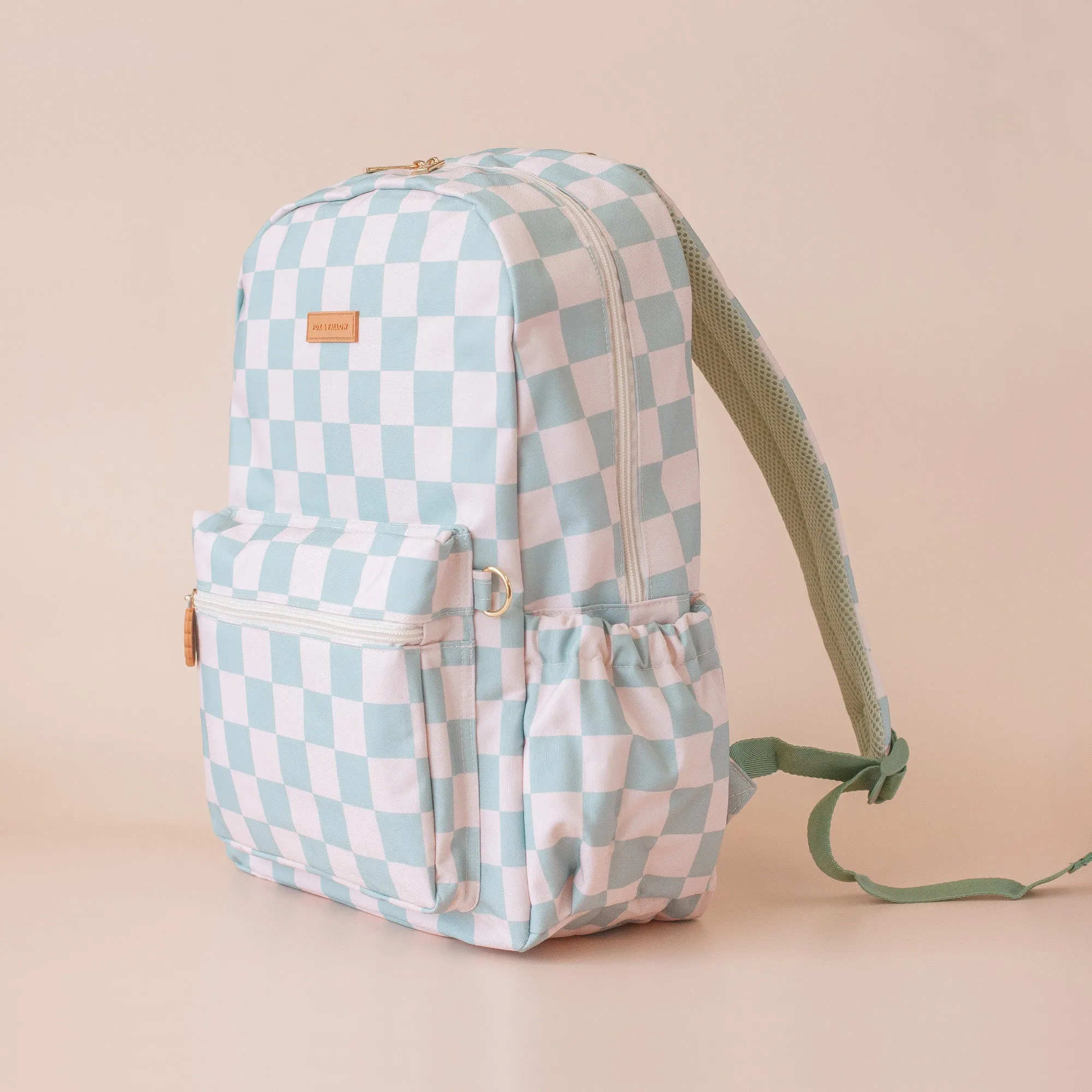 Fox & Fallow Backpack - Sage Check