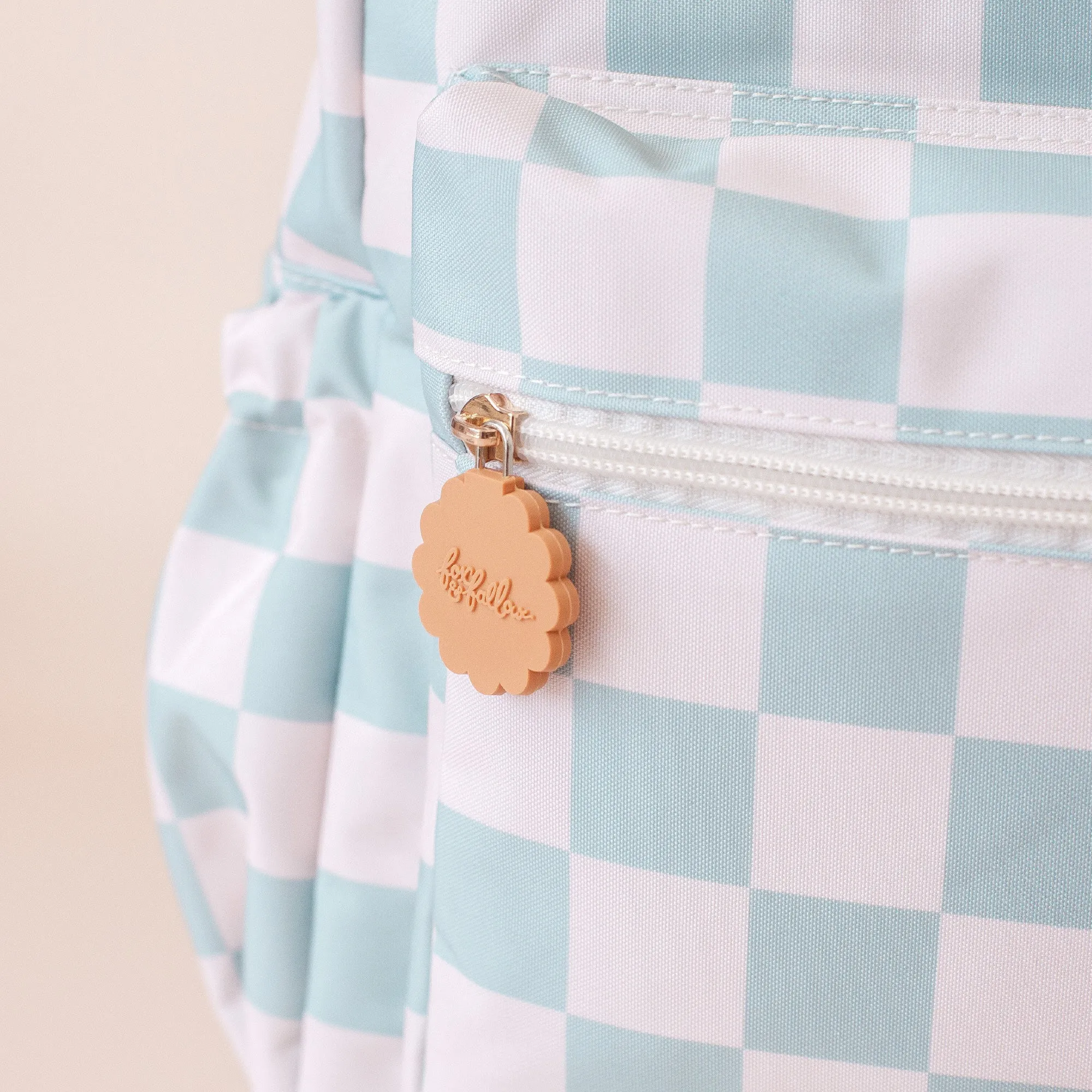 Fox & Fallow Backpack - Sage Check
