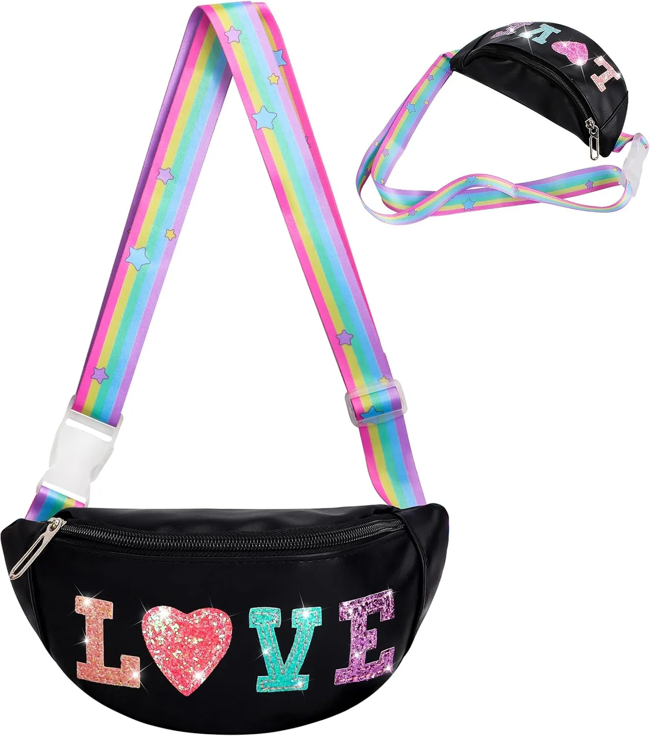 Girls Birthday Gifts Age 8-10 Fanny Pack For Girls Belt Bag Crossbody Bag Sister Birthday Gifts Girls Purse Birthday Bags Small Crossbody Bags For Women