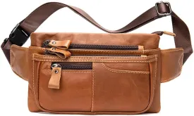 Large Capacity Multifunctional Bag Men's Crossbody Bag Retro Chest Fanny Pack