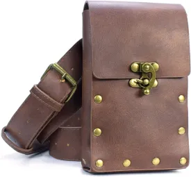 Renaissance Costume Retro Belt Pouch Steampunk Waist Bag Medieval Casual Daypack Gothic Festival Cosplay Halloween Accessory
