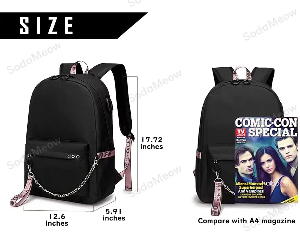 Solo Leveling Backpack Men Women Unisex Sung Jinwoo Rucksack Igris Anime Backpacks Casual (B05-)