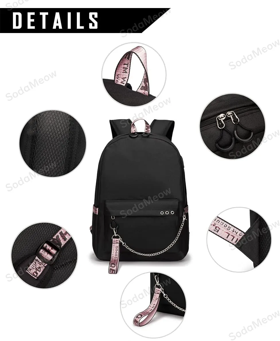 Solo Leveling Backpack Men Women Unisex Sung Jinwoo Rucksack Igris Anime Backpacks Casual (B05-)