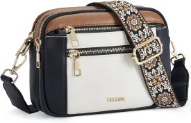 Telena Crossbody Purse for Women Small Crossbody Bags Trendy Vegan Leather with Adjustable Shoulder Strap