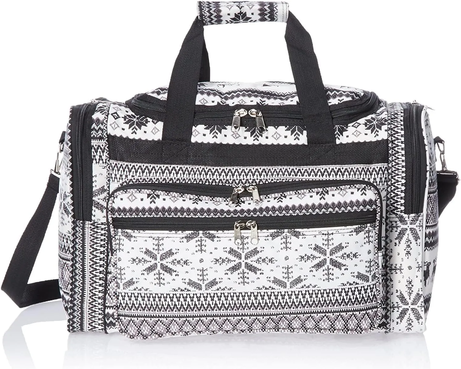 World Traveler Fashion 19-Inch Duffel Bag  Stylish, Versatile, and Perfectly Sized for Every Adventure, Black Trim Deer