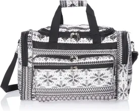 World Traveler Fashion 19-Inch Duffel Bag  Stylish, Versatile, and Perfectly Sized for Every Adventure, Black Trim Deer